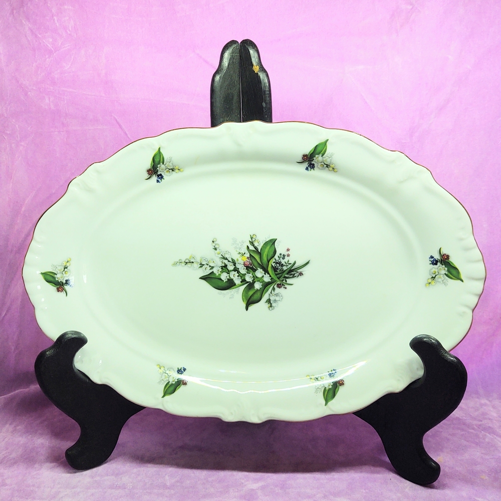 Elegant Winterling Bavaria Oval Platter